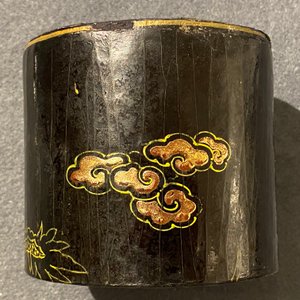 An imperial Chinese cylindrical painted and lacquered wood edict container, 17/18th C. — photo 17