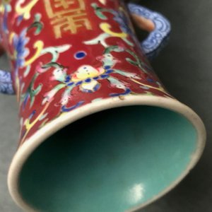 An imperial Chinese famille rose 'dragon boat festival' vase, Jiaqing mark and of the period — photo 8