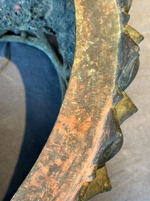 An important and large Chinese gilt bronze Buddha on a lotus throne, Ming — photo 23