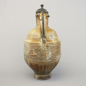 An important Raeren stoneware armorial pewter-mounted jug, ca. 1600 — 照片 3