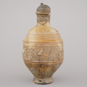 An important Raeren stoneware armorial pewter-mounted jug, ca. 1600 — 照片 10