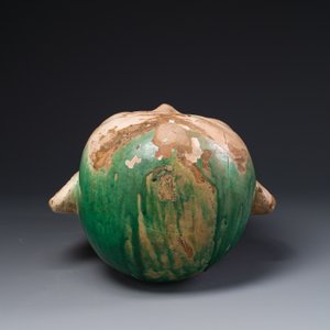 An imposing Chinese sancai glazed stoneware head of a monk, Yuan/Ming — 照片 6