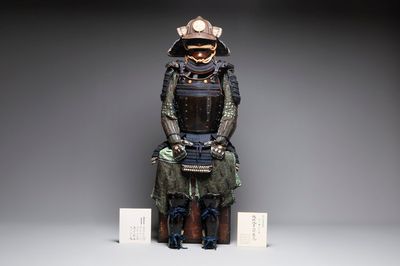 An impressive Japanese samurai armor, Edo period, first half 18th C.
