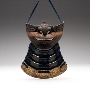 An impressive Japanese samurai armor, the helmet signed Saotome Iyenari 早乙女家成, Edo, 17/18th C. — photo 35
