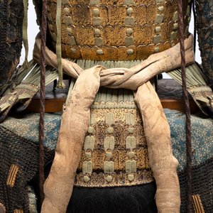 An impressive Japanese samurai armor, the helmet signed Saotome Iyenari 早乙女家成, Edo, 17/18th C. — photo 4
