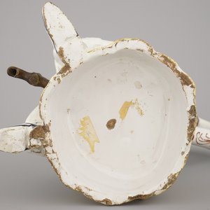 An impressive pewter-mounted Brussels faience "Jacqueline" jug, 18th C. — 照片 3