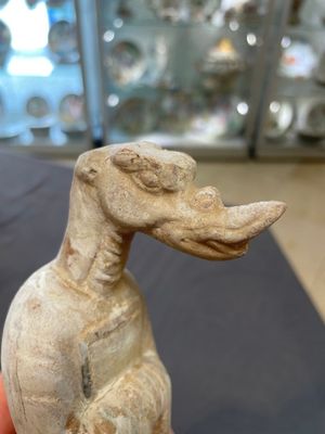 An impressive set of 12 Chinese cold painted terracotta zodiac figures, Ming — photo 12