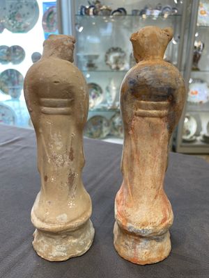 An impressive set of 12 Chinese cold painted terracotta zodiac figures, Ming — photo 16