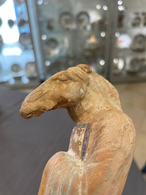 An impressive set of 12 Chinese cold painted terracotta zodiac figures, Ming — photo 44