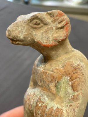 An impressive set of 12 Chinese cold painted terracotta zodiac figures, Ming — photo 53