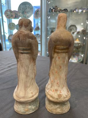 An impressive set of 12 Chinese cold painted terracotta zodiac figures, Ming — photo 57