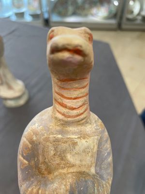 An impressive set of 12 Chinese cold painted terracotta zodiac figures, Ming — photo 59