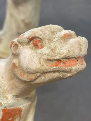 An impressive set of 12 Chinese cold painted terracotta zodiac figures, Ming — photo 9