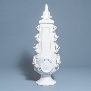 An impressive white Delftware pyramidal tulip vase, ca. 1800 — 照片 5