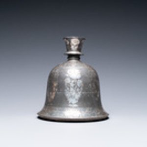 An Indian silver-inlaid bidri huqqa base, 1st half 19th C. — 照片 2