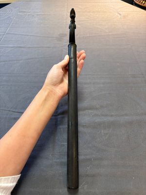 An Indo-Mughal bronze and wooden dervish crutch, 18/19th C. — 照片 2