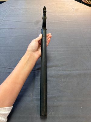 An Indo-Mughal bronze and wooden dervish crutch, 18/19th C. — 照片 4
