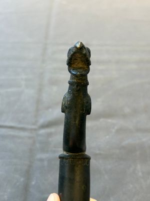 An Indo-Mughal bronze and wooden dervish crutch, 18/19th C. — 照片 8