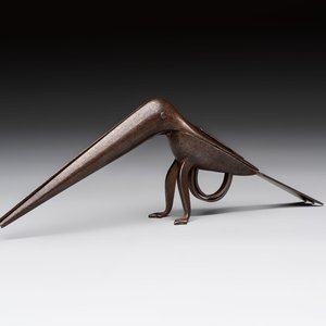An Indo-Persian steel bird-form pair of scissors, 18/19th C. — 照片 1