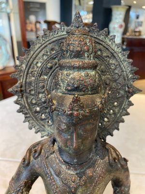 An Indonesian bronze sculpture of Bodhisattva, Majapahit, East Java, 14th C. — photo 2