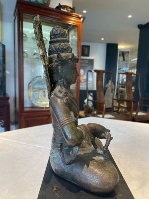 An Indonesian bronze sculpture of Bodhisattva, Majapahit, East Java, 14th C. — photo 4