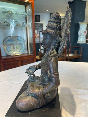 An Indonesian bronze sculpture of Bodhisattva, Majapahit, East Java, 14th C. — photo 6