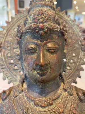 An Indonesian bronze sculpture of Bodhisattva, Majapahit, East Java, 14th C. — photo 9