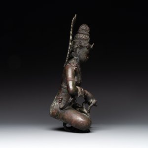 An Indonesian bronze sculpture of Bodhisattva, Majapahit, East Java, 14th C. — photo 11