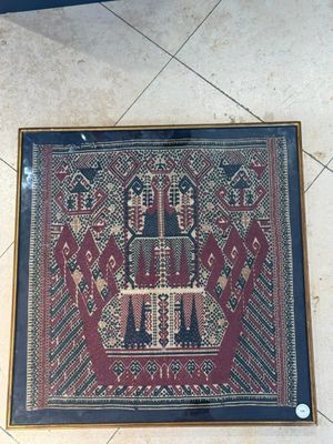 An Indonesian ceremonial 'Tampan' textile, Sumatra, Lampung, late 19/20th C. — photo 1