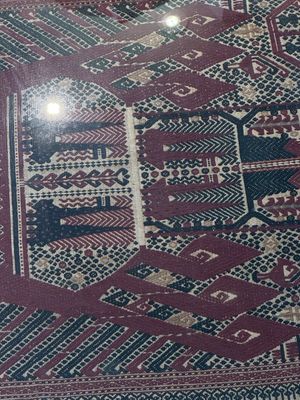 An Indonesian ceremonial 'Tampan' textile, Sumatra, Lampung, late 19/20th C. — photo 2