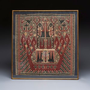 An Indonesian ceremonial 'Tampan' textile, Sumatra, Lampung, late 19/20th C. — photo 1