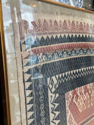 An Indonesian ceremonial 'Tampan' textile, Sumatra, Lampung, late 19/20th C. — photo 4