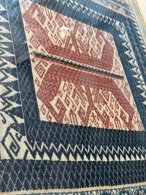 An Indonesian ceremonial 'Tampan' textile, Sumatra, Lampung, late 19/20th C. — photo 7