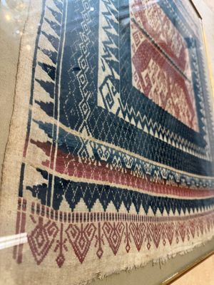 An Indonesian ceremonial 'Tampan' textile, Sumatra, Lampung, late 19/20th C. — photo 8