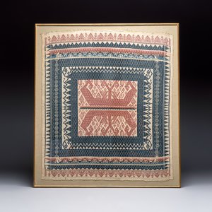 An Indonesian ceremonial 'Tampan' textile, Sumatra, Lampung, late 19/20th C. — photo 1