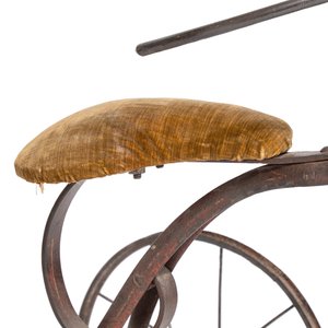 An iron child's tricycle or velocipede — 照片 8