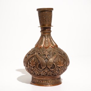 An Islamic brass hookah base, Syria, ca. 1900 — photo 2
