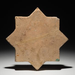 An Islamic luster glaze star tile, Kashan, Iran, 13th C. — photo 2
