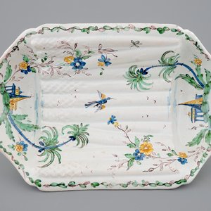 An Italian asparagus plate, Nove di Bassano, Antonibon workshop, 18th C. — 照片 8