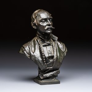 An Italian bronze 'Memento Mori' bust with removable face, 19/20th C. — photo 2