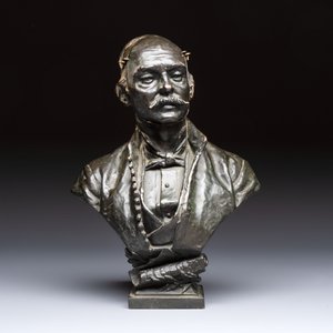 An Italian bronze 'Memento Mori' bust with removable face, 19/20th C. — photo 3
