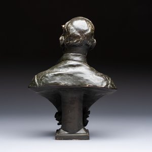 An Italian bronze 'Memento Mori' bust with removable face, 19/20th C. — photo 5