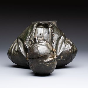 An Italian bronze 'Memento Mori' bust with removable face, 19/20th C. — photo 7
