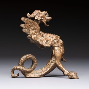 An Italian bronze winged dragon, marked Fabbrica M. Guggenheim Venezia, 19th C. — photo 2