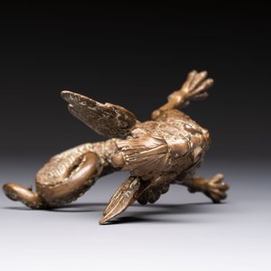 An Italian bronze winged dragon, marked Fabbrica M. Guggenheim Venezia, 19th C. — photo 6
