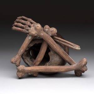 An Italian carved wooden 'vanitas' or 'memento mori' sculpture, 19th C. — foto 7