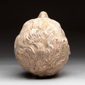 An Italian Grand Tour marble sculpture of a man's head in Roman style, probably after a bust of Caesar, 19th C. — photo 8