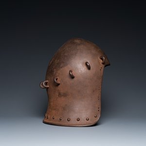 An Italian iron 'bascinet' helmet, 19th C. or older — photo 6
