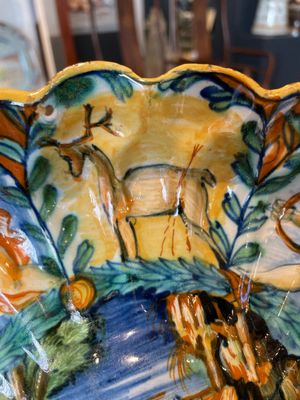 An Italian maiolica 'Istoriato' crespina with Diana and Actaion, workshop of Angelo and Ludovico Picchi, Casteldurante, ca. 1550 — foto 2