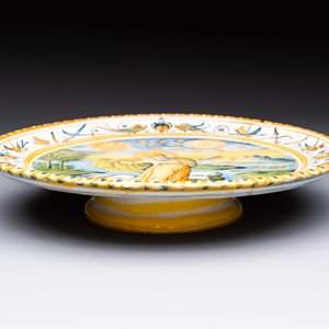 An Italian maiolica tazza depicting 'The Creation', probably Alfonso Patanazzi workshop, 17th C. — 照片 2